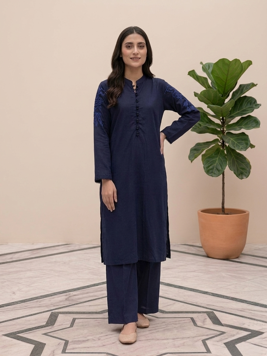 Navy Elegance 2 Piece